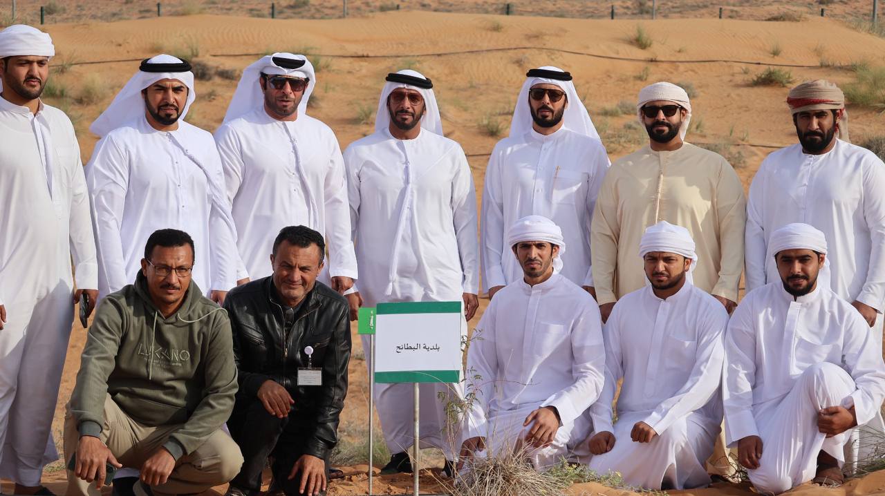 حملة التشجير في محمية المنتثر